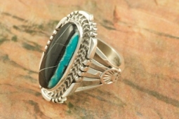 Genuine Sunnyside Turquoise Sterling Silver Ring